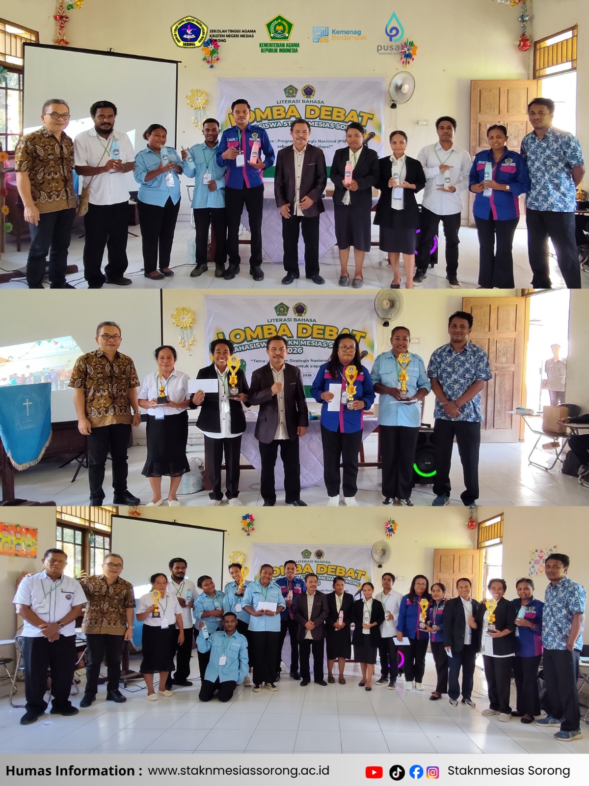 STAKN MESIAS SORONG GELAR LOMBA DEBAT MAHASISWA Bertema : "PSN Sebenarnya Untuk Siapa? "